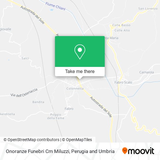 Onoranze Funebri Cm Miluzzi map