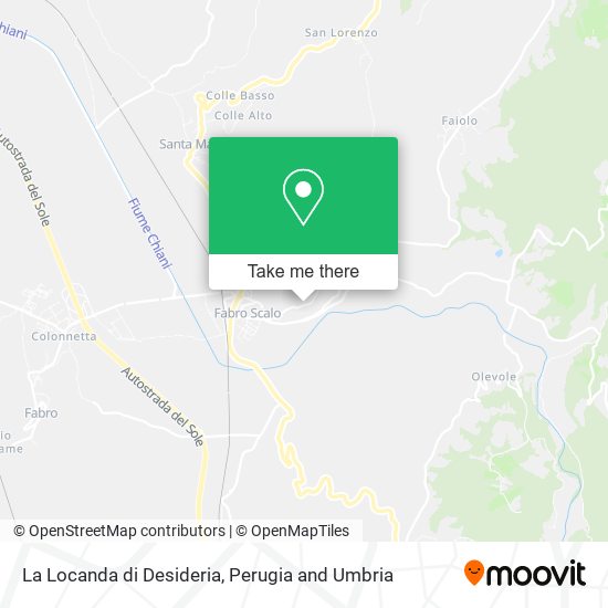 La Locanda di Desideria map