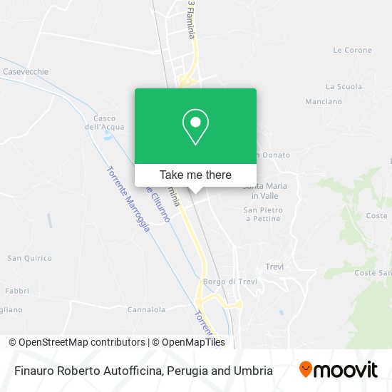 Finauro Roberto Autofficina map