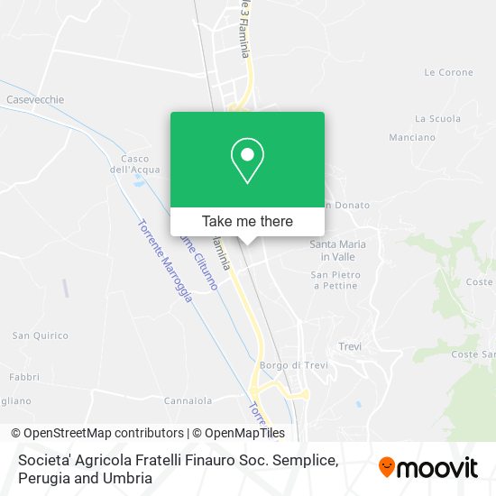 Societa' Agricola Fratelli Finauro Soc. Semplice map