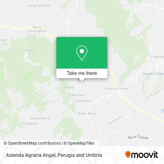 Azienda Agraria Angel map