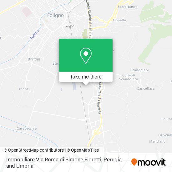Immobiliare Via Roma di Simone Fioretti map