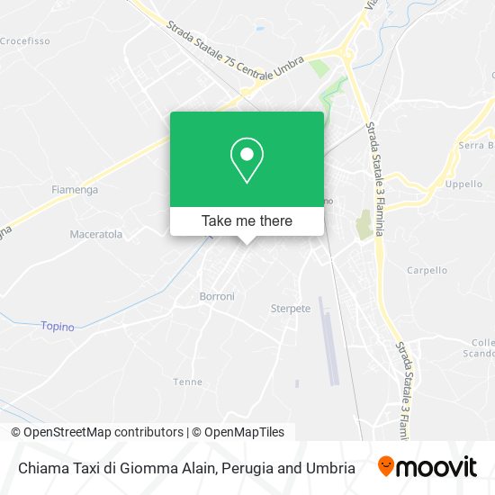 Chiama Taxi di Giomma Alain map