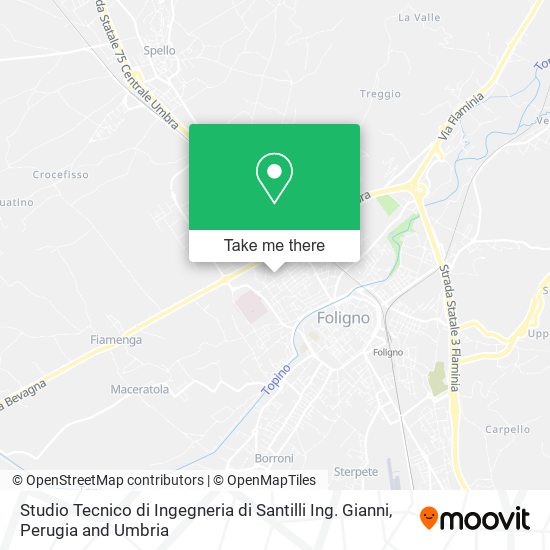 Studio Tecnico di Ingegneria di Santilli Ing. Gianni map
