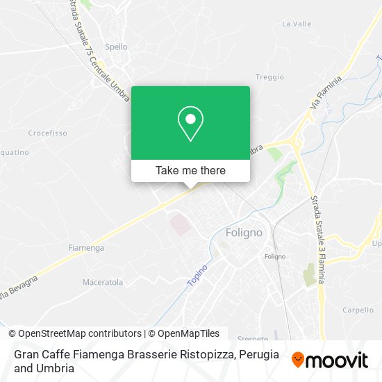 Gran Caffe Fiamenga Brasserie Ristopizza map