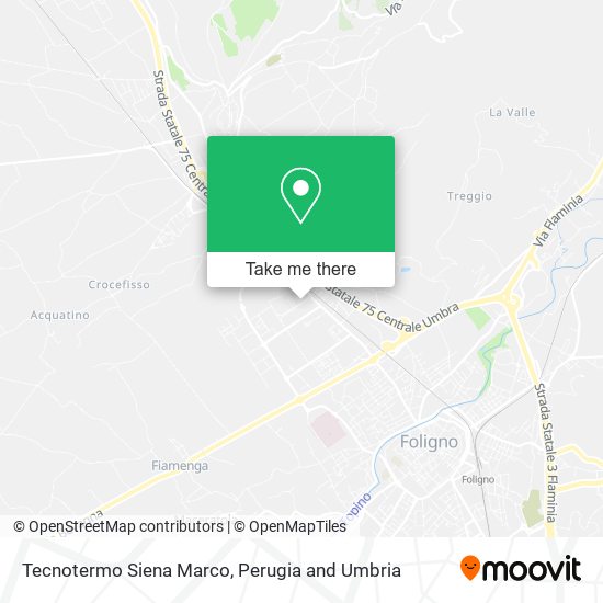 Tecnotermo Siena Marco map