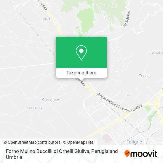 Forno Mulino Buccilli di Ornelli Giuliva map