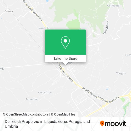 Delizie di Properzio in Liquidazione map