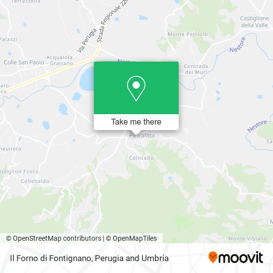 Il Forno di Fontignano map