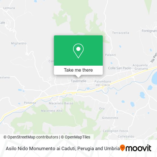 Asilo Nido Monumento ai Caduti map