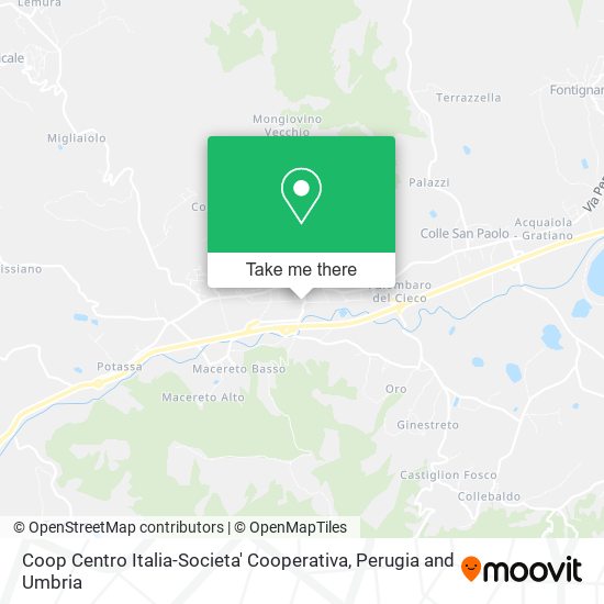 Coop Centro Italia-Societa' Cooperativa map