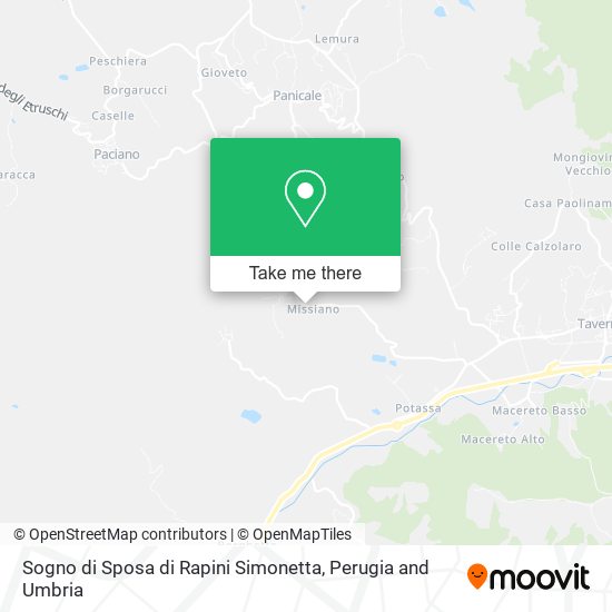 Sogno di Sposa di Rapini Simonetta map