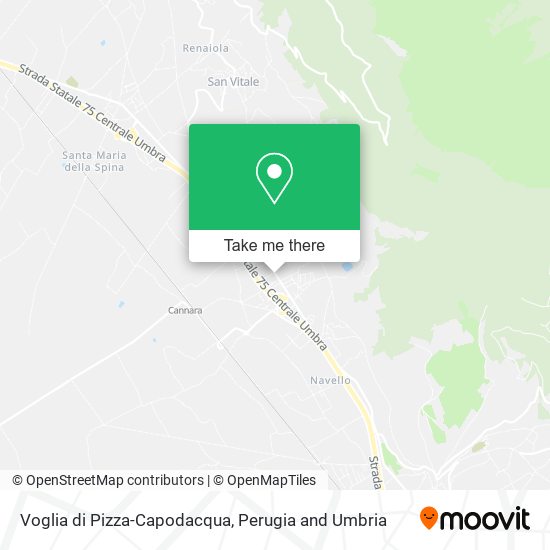 Voglia di Pizza-Capodacqua map