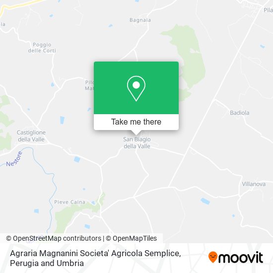 Agraria Magnanini Societa' Agricola Semplice map