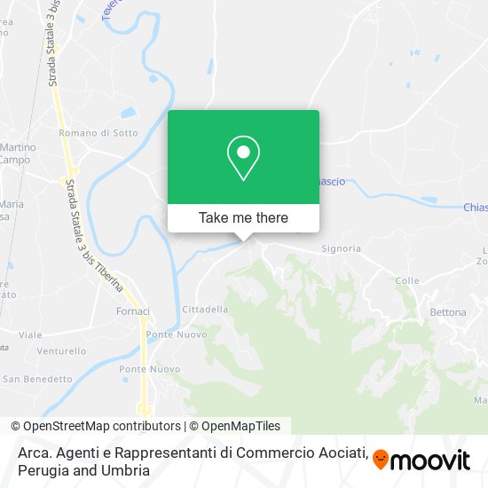 Arca. Agenti e Rappresentanti di Commercio Aociati map