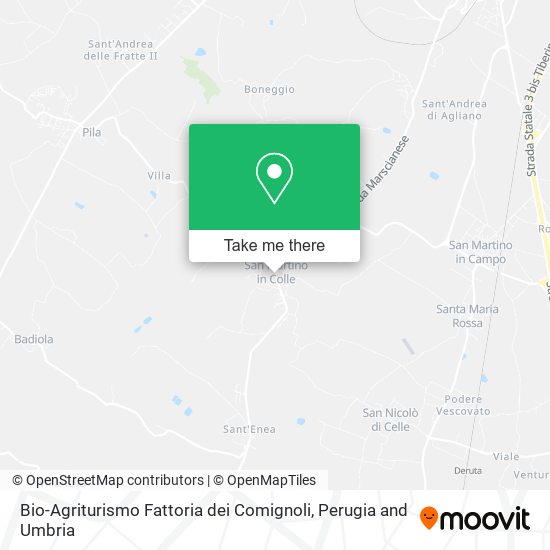 Bio-Agriturismo Fattoria dei Comignoli map