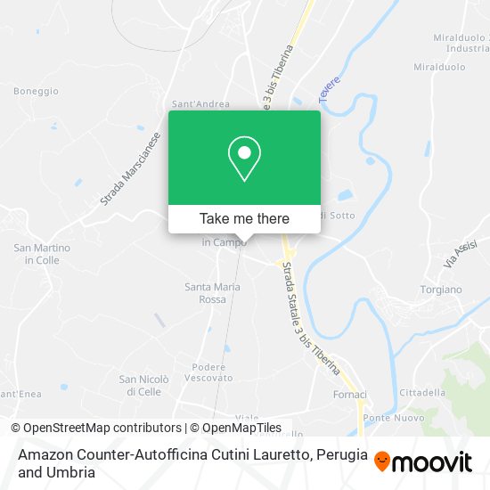 Amazon Counter-Autofficina Cutini Lauretto map