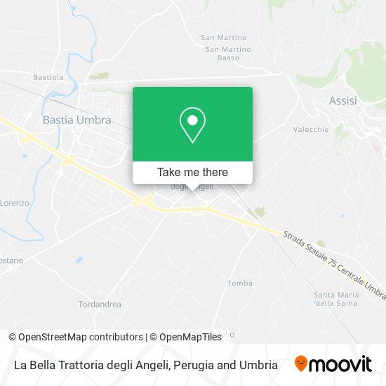 La Bella Trattoria degli Angeli map