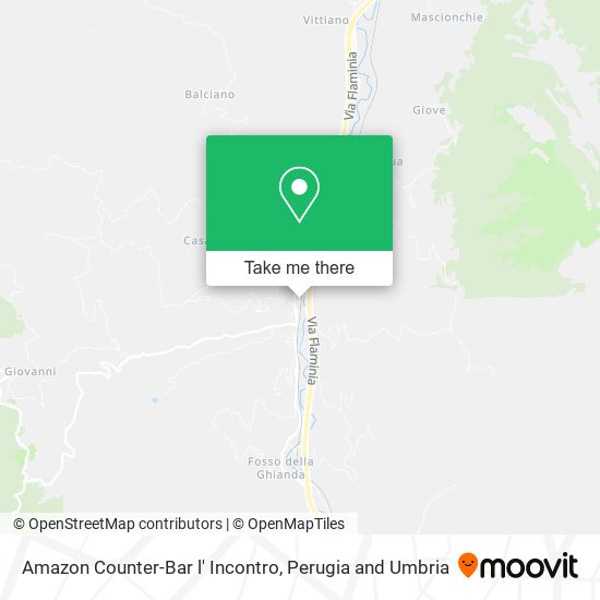 Amazon Counter-Bar l' Incontro map