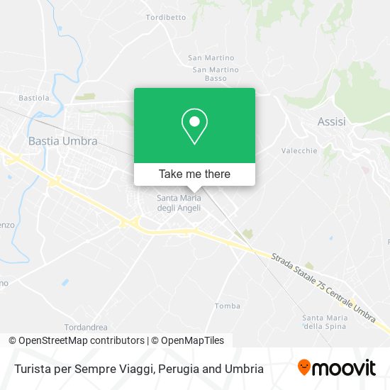 Turista per Sempre Viaggi map