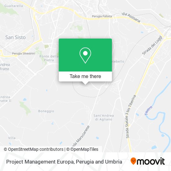 Project Management Europa map