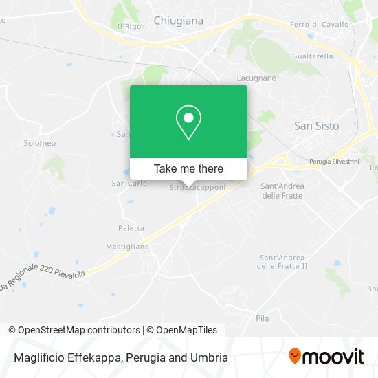 Maglificio Effekappa map