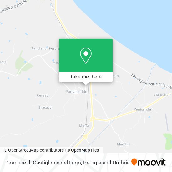 Comune di Castiglione del Lago map