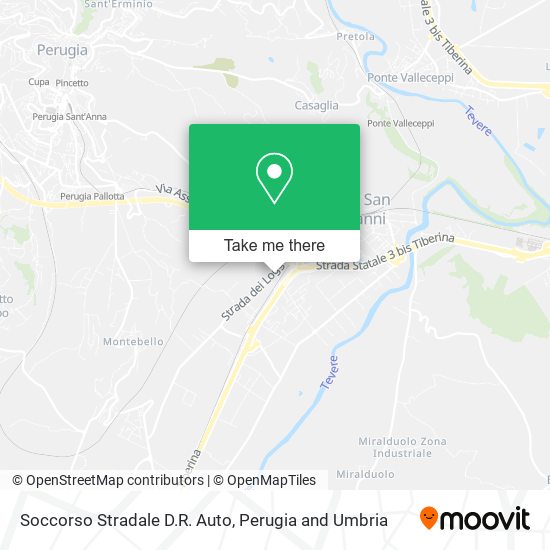 Soccorso Stradale D.R. Auto map