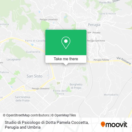 Studio di Psicologo di Dotta Pamela Coccetta map