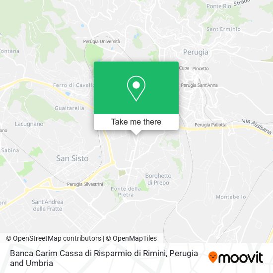 Banca Carim Cassa di Risparmio di Rimini map