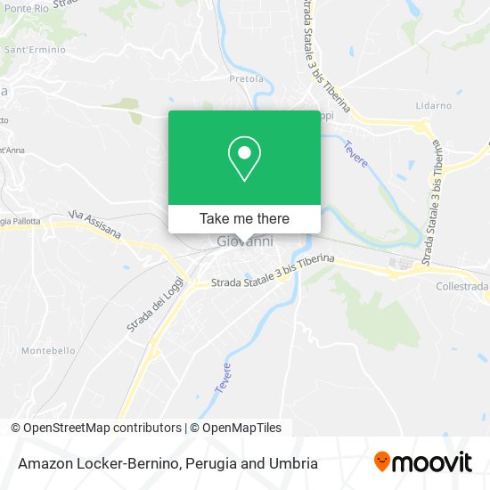 Amazon Locker-Bernino map