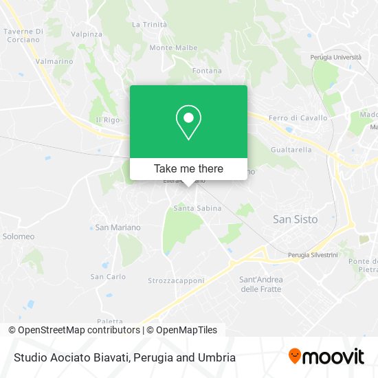Studio Aociato Biavati map
