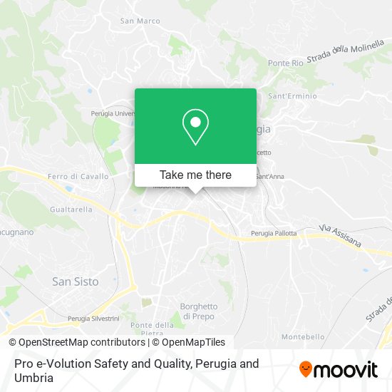 Pro e-Volution Safety and Quality map
