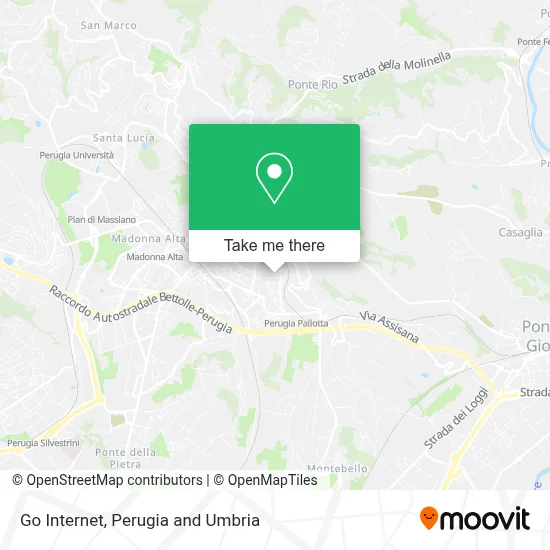 Go Internet map