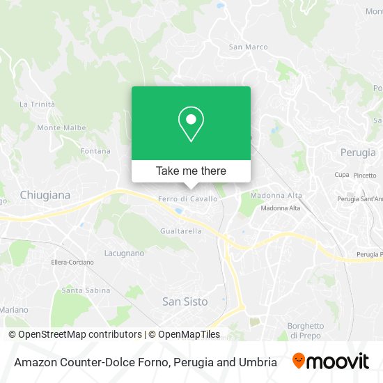 Amazon Counter-Dolce Forno map