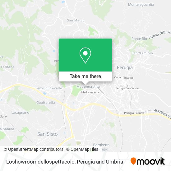 Loshowroomdellospettacolo map