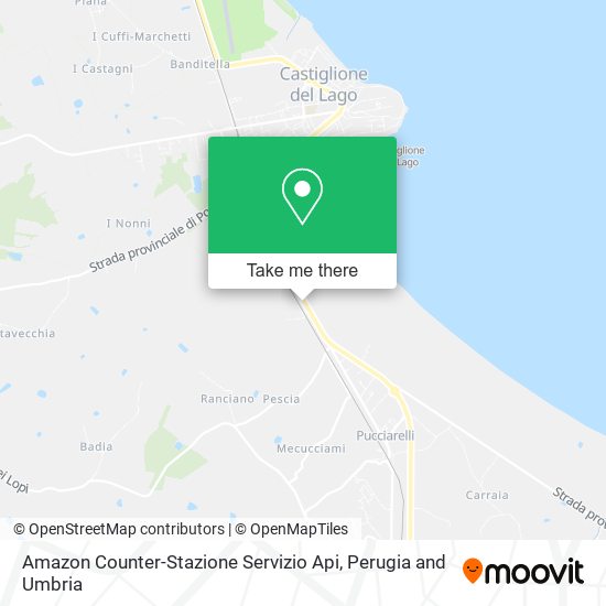 Amazon Counter-Stazione Servizio Api map