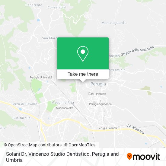 Solani Dr. Vincenzo Studio Dentistico map