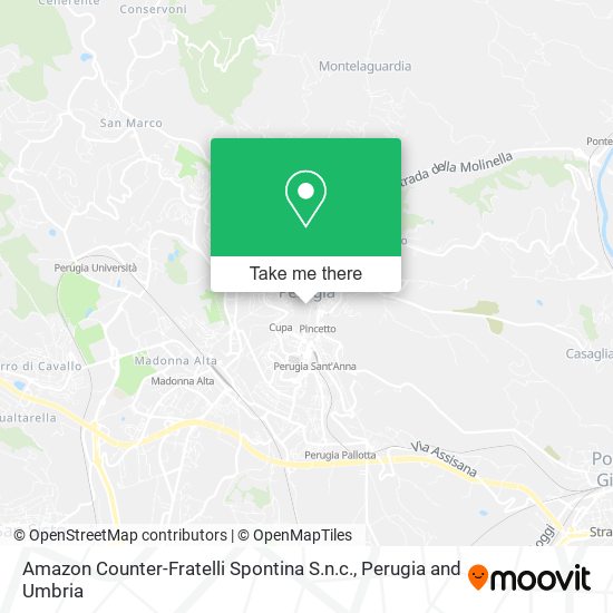 Amazon Counter-Fratelli Spontina S.n.c. map
