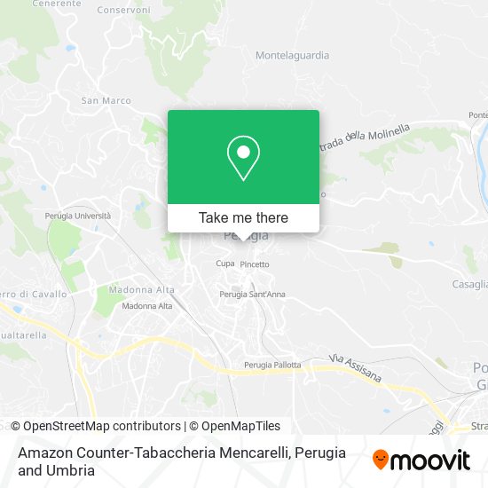 Amazon Counter-Tabaccheria Mencarelli map