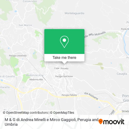 M & G di Andrea Minelli e Mirco Gaggioli map
