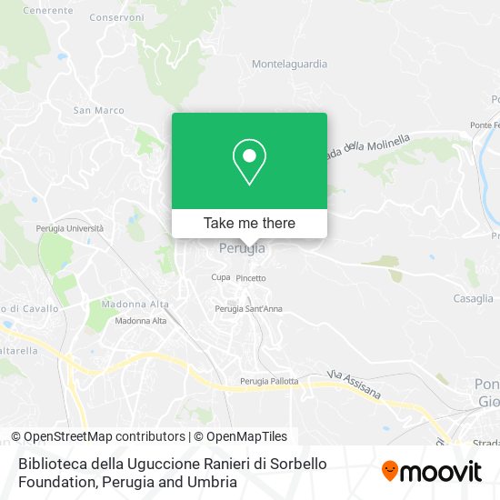 Biblioteca della Uguccione Ranieri di Sorbello Foundation map