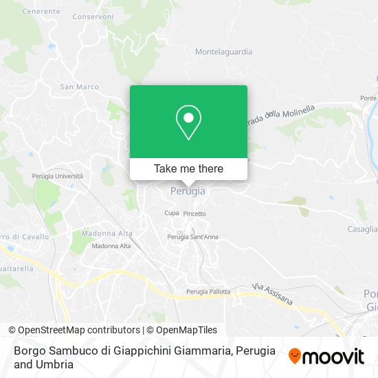 Borgo Sambuco di Giappichini Giammaria map