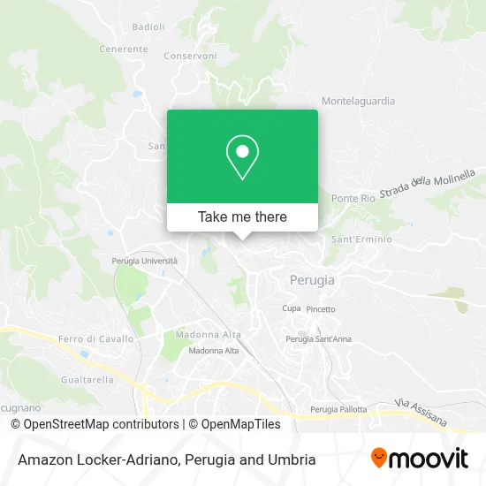 Amazon Locker-Adriano map