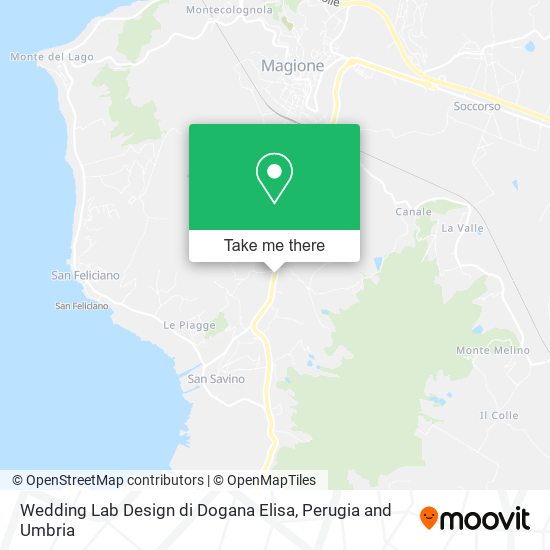 Wedding Lab Design di Dogana Elisa map