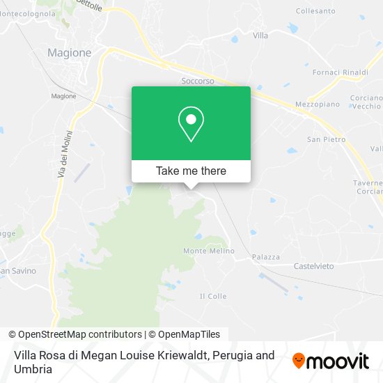 Villa Rosa di Megan Louise Kriewaldt map
