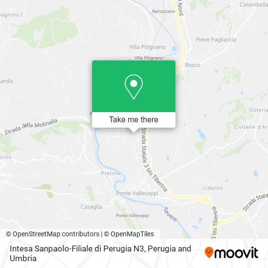 Intesa Sanpaolo-Filiale di Perugia N3 map