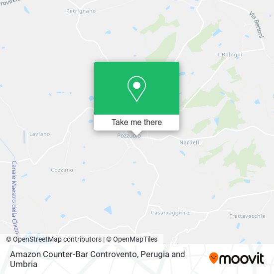 Amazon Counter-Bar Controvento map