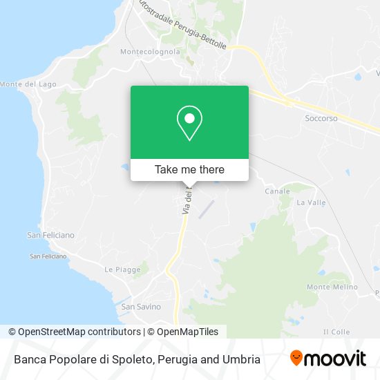 Banca Popolare di Spoleto map