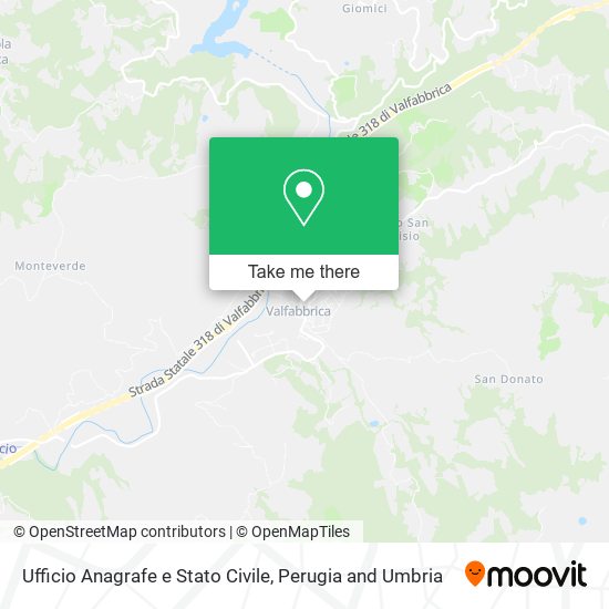 Ufficio Anagrafe e Stato Civile map